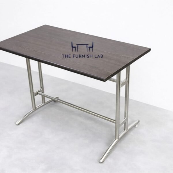TFL_Table_5 Modular Square Table with Stainless Steel Frame